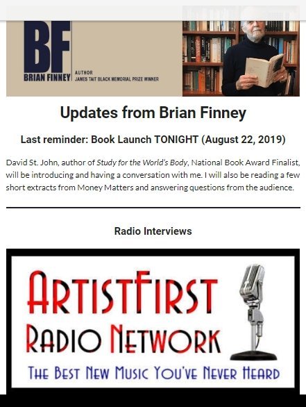 View Brian Finney's Third Newsletter